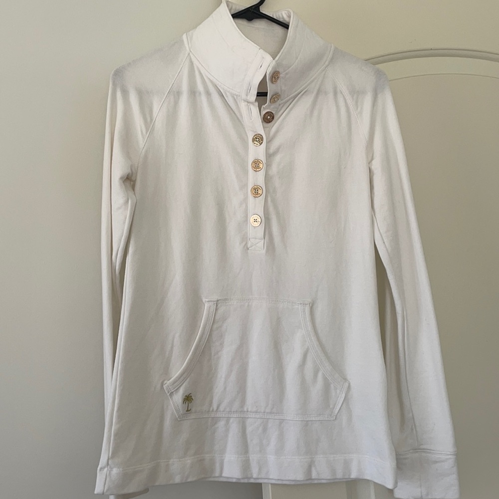 Lilly Pulitzer white popover